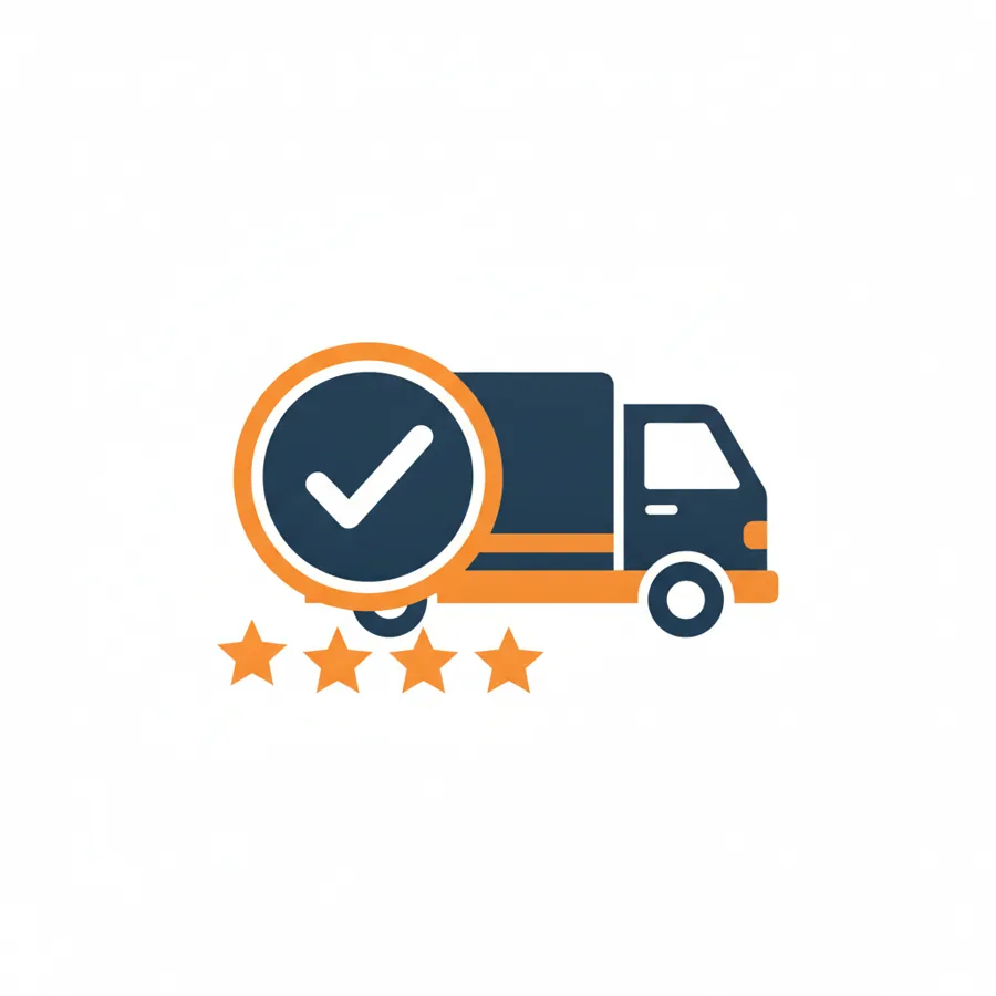 Fletero confiable: vehículo verificado con buenas calificaciones